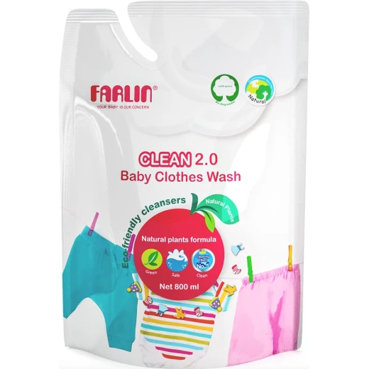 مجموعة تنظيف زجاجات الأطفال فارلين CLEAN 2.0 منظف نباتي لزجاجات الأطفال - فارلين - Image 2