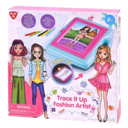 Playgo Drawing Projector Tracing Fashion Artist Set 28 Pieces Multi-Color