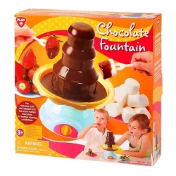 Playgo Chocolate Fountain Machine for Kids, Easy to Use, Fun Dessert Maker, Plastic, 18x8x25 cm