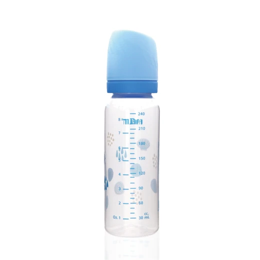 Farlin Grow With Colors Series PP Baby Bottle 240ml BPA Free Silicone Nipple - Farlin - Image 2