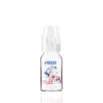 Farlin α-33 Glass Baby Bottle 120ml Heat Resistant BoroSilicate Glass - Farlin