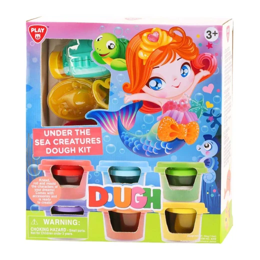 Playgo Deep Sea Clay Set 6 Clay Pots Multi-Color Creative Modeling Craft for Kids Playgo Deep Sea Clay Set 6 Clay Pots Multi-Color Creative Modeling Craft for Kids