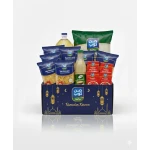 طرد رمضان – أرز 3.5 كغم، سكر 1 كغم، معكرونة 150 غم، زيت دوار الشمس 1 لتر، طحينة 900 غم ومعجون طماطم x 4 135 غم - صن توب