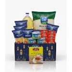 Ramadan Food Package – Sun Top Rice 3.5 kg × 1,1121 Basmati Rice 3.5 kg × 1, Sugar 2 kg × 1, Vermicelli Pasta 150 g × 4, Elbow Macaroni Pasta 150 g × 4, Tuna in Oil 120 g × 1, Sardines 185 g × 1, Adam Tea (100 bags) - Sun Top