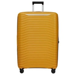 Samsonite Upscape 81cm Spinner Expandable Suitcase Yellow Polypropylene Travel Luggage
