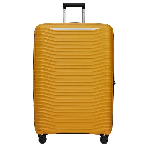 Samsonite Upscape 81cm Spinner Expandable Suitcase Yellow Polypropylene Travel Luggage Samsonite Upscape 81cm Spinner Expandable Suitcase Yellow Polypropylene Travel Luggage