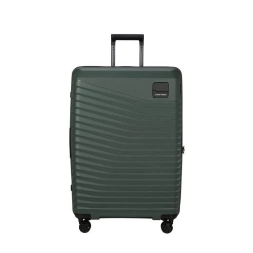 Samsonite Intuo 75cm Large Expandable 4 Wheel Hard Case Suitcase, Olive Samsonite Intuo 75cm Large Expandable 4 Wheel Hard Case Suitcase, Olive