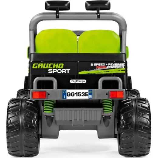 سيارة ركوب كهربائية Peg Perego Gaucho Sport 12V، مقعدين، أحمر، 3+ سنوات - بيغ بيريغو - Image 2