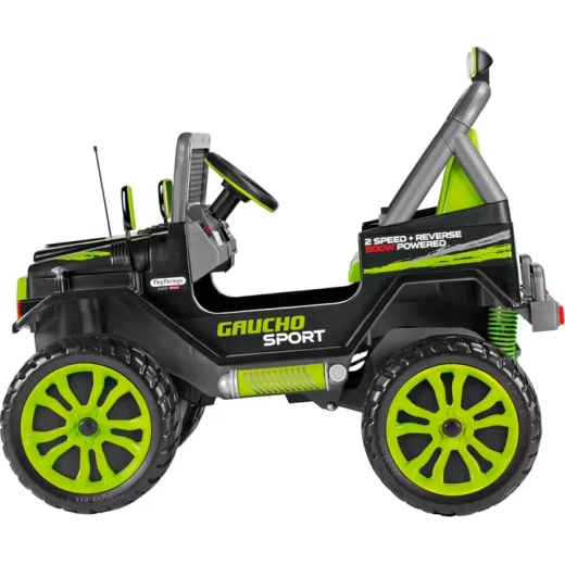سيارة ركوب كهربائية Peg Perego Gaucho Sport 12V، مقعدين، أحمر، 3+ سنوات - بيغ بيريغو - Image 4