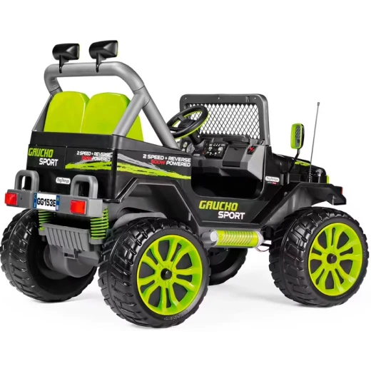 سيارة ركوب كهربائية Peg Perego Gaucho Sport 12V، مقعدين، أحمر، 3+ سنوات - بيغ بيريغو - Image 7