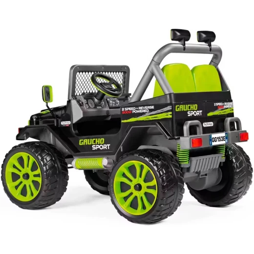 سيارة ركوب كهربائية Peg Perego Gaucho Sport 12V، مقعدين، أحمر، 3+ سنوات - بيغ بيريغو - Image 6