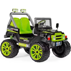 سيارة ركوب كهربائية Peg Perego Gaucho Sport 12V، مقعدين، أحمر، 3+ سنوات