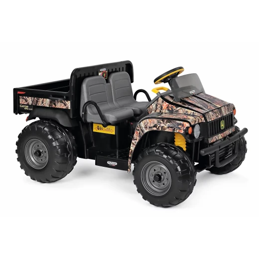 John Deere HPX Camo Children's Gator Battery Powered Electric Ride On Toy with 2 Forward Speeds, Reverse, Working Headlights, and Realistic Sounds for Kids Aged 3 to 7 Years Old John Deere HPX Camo Children's Gator Battery Powered Electric Ride On Toy with 2 Forward Speeds, Reverse, Working Headlights, and Realistic Sounds for Kids Aged 3 to 7 Years Old