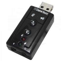 بطاقة صوت خارجية USB، محول صوت USB إلى مقبس 3.5 ملم لسماعات الرأس، بطاقة صوت للميكروفون للكمبيوتر الشخصي