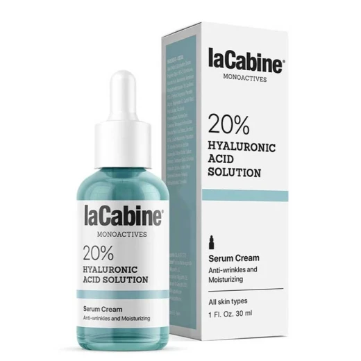 LaCabine 20% Hyaluronic Acid Cream Serum 30ml, Hydrating Face Moisturizer LaCabine 20% Hyaluronic Acid Cream Serum 30ml, Hydrating Face Moisturizer