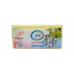 AK Dishwashing Sponge - 3-Pack, Effective and Easy Cleaning for Everyday Dishes and Surfaces