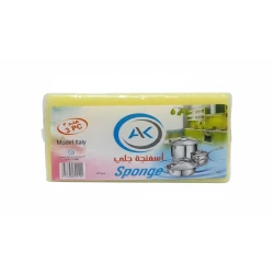 AK Dishwashing Sponge - 3-Pack, Effective and Easy Cleaning for Everyday Dishes and Surfaces