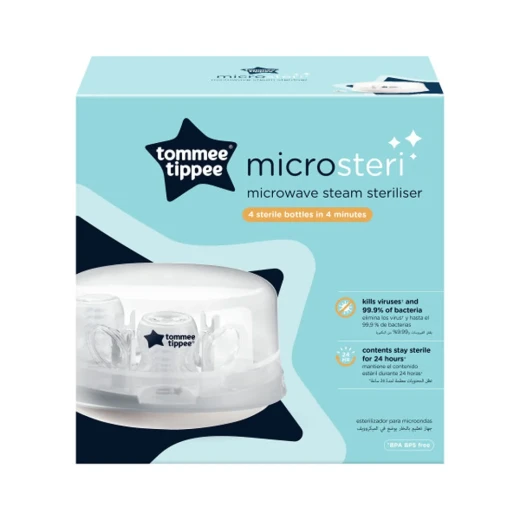 Tommee Tippee Microwave Baby Bottle Sterilizer, Fast Sterilization, BPA Free - Tommee Tippee - Image 6