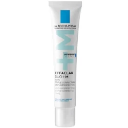 La Roche Posay Effaclar Duo+M للعناية التصحيحية الثلاثية المضادة للعيوب، علاج البثور