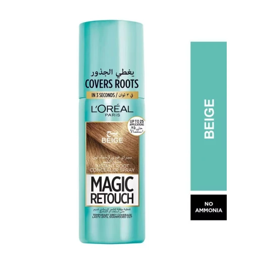 L’Oréal Paris Magic Retouch Instant Root Concealer Spray, Beige, 75 ml L’Oréal Paris Magic Retouch Instant Root Concealer Spray, Beige, 75 ml