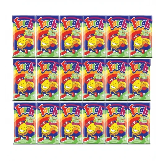 Farah Juice Refreshing Drink Mixed fruits 24 Pack 125ml Bottles Perfect for Parties and On the Go Hydration Delicious and Convenient Choice