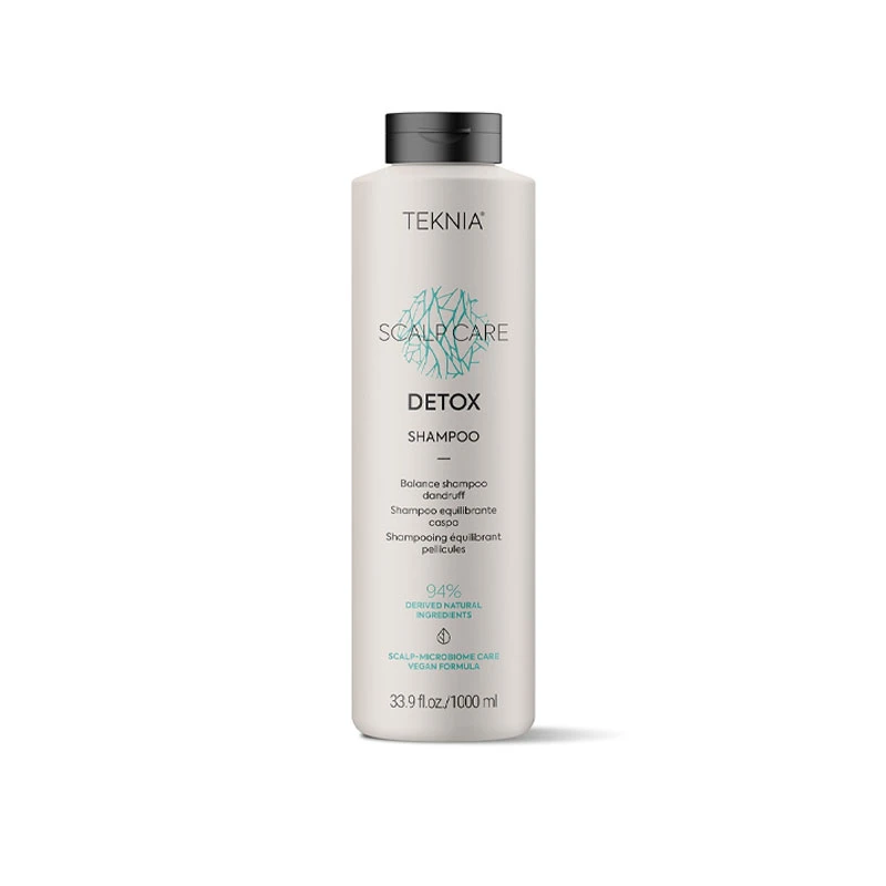 Lakmé Teknia Detox Balance Shampoo 1000ml Deep Cleansing Dandruff Relief