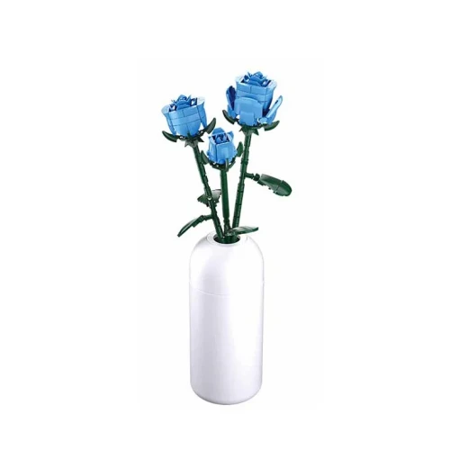Sluban Blue Rose Building Blocks Set 254 Pieces Flower Series - Sluban - Image 3