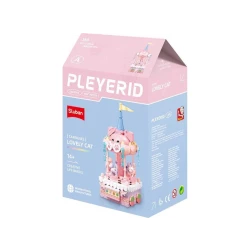 PLEYERID - لعبة دوارة يدوية بثلاثة أنواع (6 صناديق في صندوق عرض واحد) من سلوبان