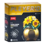 Sluban Pleyerid Sunflower Building Block Set M38-P8062, 288 Pieces, Flower and Plant Model - Sluban