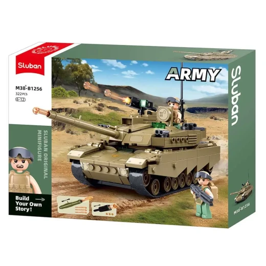 مجموعة مكعبات بناء دبابة الجيش سلوبان OEF M1XS عسكرية: 314 قطعة لتصميم إبداعي ولعب حرب واقعي. هدية مثالية للأطفال بعمر 6 سنوات فما فوق. مجموعة مكعبات بناء دبابة الجيش سلوبان OEF M1XS عسكرية: 314 قطعة لتصميم إبداعي ولعب حرب واقعي. هدية مثالية للأطفال بعمر 6 سنوات فما فوق.