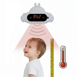 Infrared Length Measuring Device with LED Light and Digital Thermometer Rechargeable