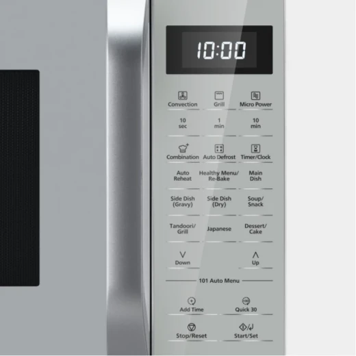 Panasonic 4-in-1 Convection Microwave Oven NN-CT65MMKPQ Silver 27L 900W, Electric Cooking - Panasonic - Image 7