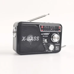راديو لازادا MFC RX-288 FM/AM/SW1/SW2 4 نطاقات مستقبل عالي الحساسية