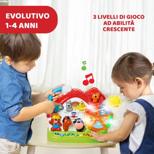 Chicco Nuova Fattoria Parlante Bilingual Educational Toy 1-4 Years Old - Image 3