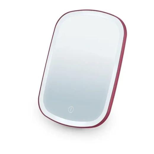 Beurer BS 47 LE4 Illuminated Cosmetic Mirror 5x Magnification LED Lighting Rechargeable for Travel and Home Use Dual Sided 1x and 5x Magnification - Image 2