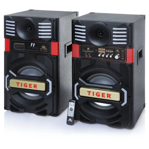 Tiger TG 11500 Subwoofer Speaker Black, Powerful Bass, Home Theater Audio System