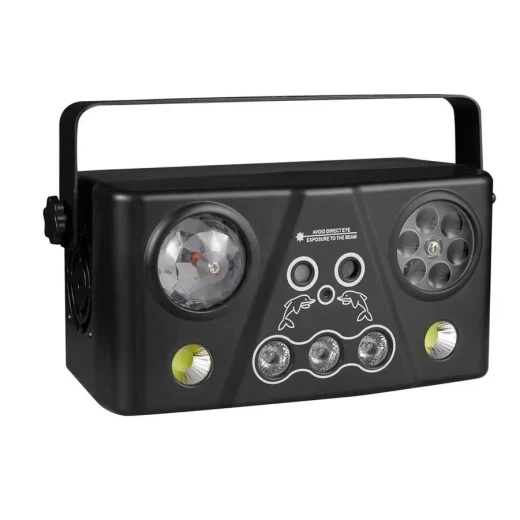 Mini 5in1 Super Party Light Magic Ball Laser Pattern Strobe Multifunctional Stage Light For Bar DJ Disco Birthday Party - Image 2