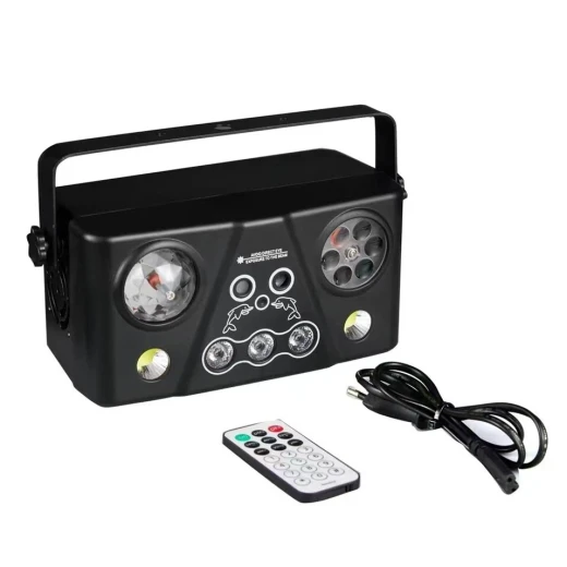 Mini 5in1 Super Party Light Magic Ball Laser Pattern Strobe Multifunctional Stage Light For Bar DJ Disco Birthday Party Mini 5in1 Super Party Light Magic Ball Laser Pattern Strobe Multifunctional Stage Light For Bar DJ Disco Birthday Party