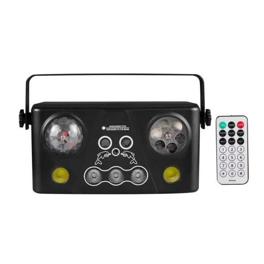 Mini 5in1 Super Party Light Magic Ball Laser Pattern Strobe Multifunctional Stage Light For Bar DJ Disco Birthday Party - Image 4
