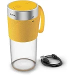 Tefal LightMix Portable Blender: Black 300ml Capacity for Smoothies and Shakes On The Go, Compact and Lightweight Design with Easy Cleaning Features, Perfect for 1-2 Servings
