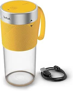 Tefal LightMix Portable Blender: Black 300ml Capacity for Smoothies and Shakes On The Go, Compact and Lightweight Design with Easy Cleaning Features, Perfect for 1-2 Servings Tefal LightMix Portable Blender: Black 300ml Capacity for Smoothies and Shakes On The Go, Compact and Lightweight Design with Easy Cleaning Features, Perfect for 1-2 Servings