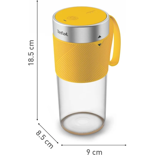Tefal LightMix Portable Blender: Black 300ml Capacity for Smoothies and Shakes On The Go, Compact and Lightweight Design with Easy Cleaning Features, Perfect for 1-2 Servings - Image 11