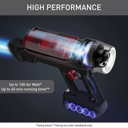 مكنسة كهربائية لاسلكية تيفال X-Force Flex 9.60 Animal، 100 واط، أنبوب مرن، إزالة شعر الحيوانات الأليفة - Image 5