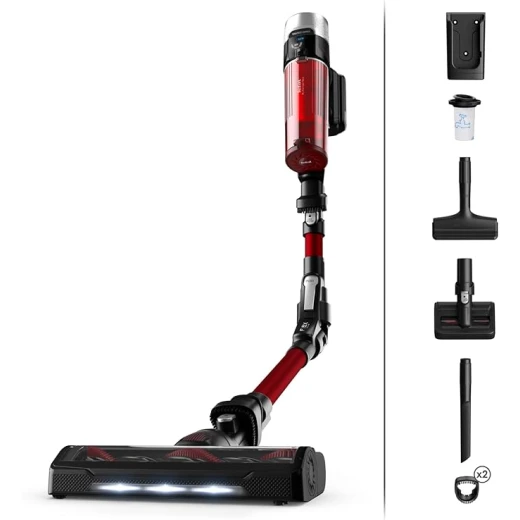 مكنسة كهربائية لاسلكية تيفال X-Force Flex 9.60 Animal، 100 واط، أنبوب مرن، إزالة شعر الحيوانات الأليفة