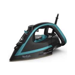 Tefal Puregliss FV8066 Steam Iron: 3000W Power, Black and Blue Design, Anti Drip and Self Clean Features for Efficient Ironing