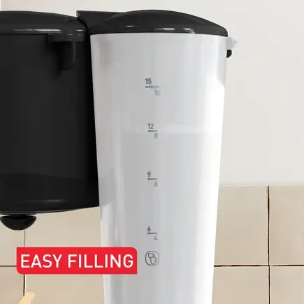 Tefal Vita Filter Coffee Maker TECM171810, Stylish and Easy-to-Use Design, Anti-Drip System, Ideal for Daily Filter Coffee Brewing with Rich Flavor, Perfect for Home and Office Use - Tefal - Image 5