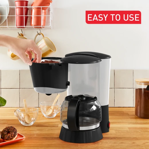 Tefal Vita Filter Coffee Maker TECM171810, Stylish and Easy-to-Use Design, Anti-Drip System, Ideal for Daily Filter Coffee Brewing with Rich Flavor, Perfect for Home and Office Use - Tefal - Image 6