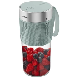 Tefal LiteMix BL1C0430 Portable Blender: Lightweight and compact design with a silicone handle; powerful and quiet blending in 40 seconds; versatile for smoothies, protein shakes, soups; 300ml leak-proof cup; easy to clean