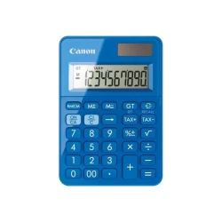 آلة حاسبة مكتبية كانون LS-100KB زرقاء 10 أرقام تعمل بالطاقة الشمسية 6992C001AA
