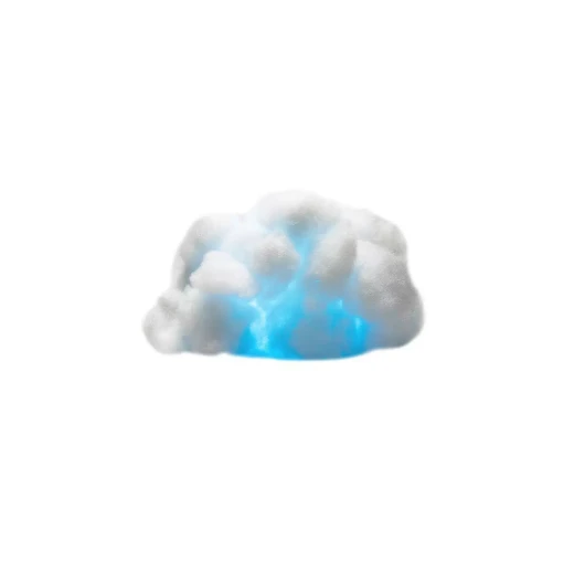 CloudNine LED Cloud Lamp with Remote Control, Dimmable for Bedroom and Living Room, 16 Colors, Adjustable Brightness, Modern Design, 24 Inch Diameter - Image 2